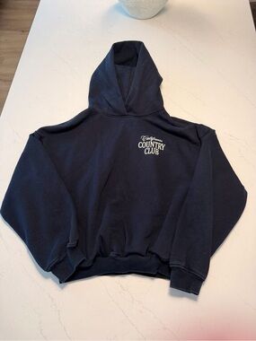 Garage Navy Blue 'Country Club' Pullover Hoodie